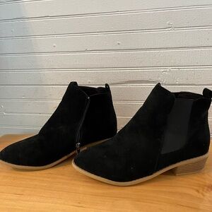 Black Suede Ankle Boots
